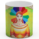 Sonja Ariel von Staden Kunstdruck Tasse / 325 ml Energiebild: Sternentor der Achtsamkeit - Kunstdruck