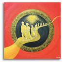 Sonja Ariel von Staden Kunstdruck Poster / 50x50 cm Energiebild: Sternentor der Ahnen - Kunstdruck