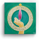 Sonja Ariel von Staden Kunstdruck Leinwand / 20x20 cm Energiebild: Sternentor der Balance - Kunstdruck