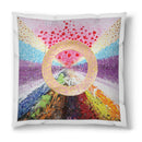 Sonja Ariel von Staden Kunstdruck Kissen / 40x40 cm Energiebild: Sternentor der Gefühle - Kunstdruck