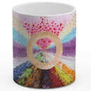 Sonja Ariel von Staden Kunstdruck Tasse / 325 ml Energiebild: Sternentor der Gefühle - Kunstdruck