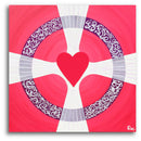 Sonja Ariel von Staden Kunstdruck Poster / 50x50 cm Energiebild: Sternentor der HerzensKlarheit  - Kunstdruck