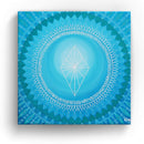 Sonja Ariel von Staden Kunstdruck Leinwand / 20x20 cm Energiebild: Sternentor der Klarheit - Kunstdruck