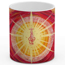 Sonja Ariel von Staden Kunstdruck Tasse / 325 ml (Variation 1) Energiebild: Sternentor der Kreativität  - Kunstdruck