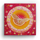 Sonja Ariel von Staden Kunstdruck Leinwand / 20x20 cm Energiebild: Sternentor der Leichtigkeit - Kunstdruck