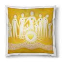 Sonja Ariel von Staden Kunstdruck Kissen / 40x40 cm Energiebild: Sternentor der LichtMenschen - Kunstdruck