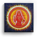 Sonja Ariel von Staden Kunstdruck Leinwand / 20x20 cm Energiebild: Sternentor der Macht und Selbstermächtigung - Kunstdruck