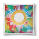 Sonja Ariel von Staden Kunstdruck Kissen / 40x40 cm Energiebild: Sternentor der Regenbogen-Dimension - Kunstdruck