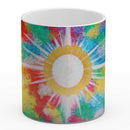 Sonja Ariel von Staden Kunstdruck Tasse / 325 ml Energiebild: Sternentor der Regenbogen-Dimension - Kunstdruck