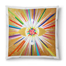 Sonja Ariel von Staden Kunstdruck Kissen / 40x40 cm Energiebild: Sternentor der Regenbogen-LichtKraft - Kunstdruck
