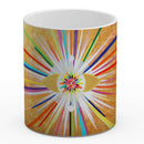 Sonja Ariel von Staden Kunstdruck Tasse / 325 ml Energiebild: Sternentor der Regenbogen-LichtKraft - Kunstdruck
