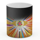 Sonja Ariel von Staden Kunstdruck Tasse / 325 ml (Thermoeffekt) Energiebild: Sternentor der Regenbogen-LichtKraft - Kunstdruck