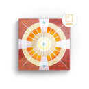 Sonja Ariel von Staden Kunstdruck Acrylglas-Bild / 20x20 cm Energiebild: Sternentor der Selbstsicherheit - Kunstdruck