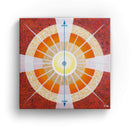 Sonja Ariel von Staden Kunstdruck Leinwand / 20x20 cm Energiebild: Sternentor der Selbstsicherheit - Kunstdruck