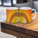 Sonja Ariel von Staden Kunstdruck Tasse / 325 ml (Variation 2) Energiebild: Sternentor der Sonne - Kunstdruck