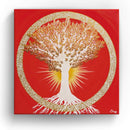 Sonja Ariel von Staden Kunstdruck Leinwand / 20x20 cm Energiebild: Sternentor der Stabilität - Kunstdruck