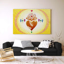 Sonja Ariel von Staden Kunstdruck Leinwand / 75x50 cm Energiebild: Sternentor der Wahrhaftigkeit - Kunstdruck