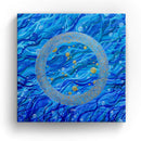 Sonja Ariel von Staden Kunstdruck Leinwand / 20x20 cm Energiebild: Sternentor der Wahrheit - Kunstdruck