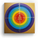 Sonja Ariel von Staden Kunstdruck Leinwand / 20x20 cm Energiebild: Sternentor der Zentrierung und Konzentration - Kunstdruck