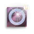 Sonja Ariel von Staden Kunstdruck Acrylglas-Bild / 20x20 cm Energiebild: Sternentor des Loslassens - Kunstdruck