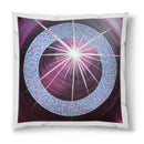 Sonja Ariel von Staden Kunstdruck Kissen / 40x40 cm Energiebild: Sternentor des Loslassens - Kunstdruck