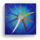 Sonja Ariel von Staden Kunstdruck Leinwand / 20x20 cm Energiebild: Sternentor Erzengel Ariel - Kunstdruck