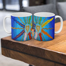 Sonja Ariel von Staden Kunstdruck Tasse / 325 ml Energiebild: Sternentor Erzengel Ariel - Kunstdruck