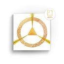 Sonja Ariel von Staden Kunstdruck Acrylglas-Bild / 20x20 cm Energiebild: Sternentor Gottvertrauen - Kunstdruck