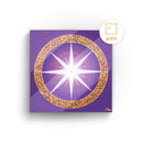 Sonja Ariel von Staden Kunstdruck Acrylglas-Bild / 20x20 cm Energiebild: Sternentor Hier + Jetzt - Kunstdruck