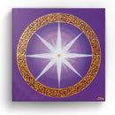 Sonja Ariel von Staden Kunstdruck Leinwand / 20x20 cm Energiebild: Sternentor Hier + Jetzt - Kunstdruck