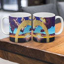 Sonja Ariel von Staden Kunstdruck Tasse / 325 ml Energiebild: Sternentor Licht am Horizont - Kunstdruck