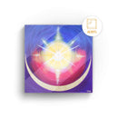 Sonja Ariel von Staden Kunstdruck Acrylglas-Bild / 20x20 cm Energiebild: Sternentor Neues Licht auf Erden - Kunstdruck