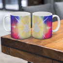 Sonja Ariel von Staden Kunstdruck Tasse / 325 ml (Variation 2) Energiebild: Sternentor Neues Licht auf Erden - Kunstdruck