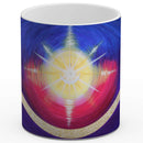 Sonja Ariel von Staden Kunstdruck Tasse / 325 ml (Variation 1) Energiebild: Sternentor Neues Licht auf Erden - Kunstdruck