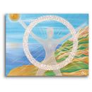 Sonja Ariel von Staden Kunstdruck Poster / 40x30 cm Energiebild: Sternentor Paradies auf Erden - Kunstdruck