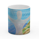 Sonja Ariel von Staden Kunstdruck Tasse / 325 ml Energiebild: Sternentor Paradies auf Erden - Kunstdruck