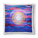 Sonja Ariel von Staden Kunstdruck Kissen / 40x40 cm Energiebild: Sternentor Schöpfungslicht der Freiheit - Kunstdruck