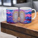 Sonja Ariel von Staden Kunstdruck Tasse / 325 ml Energiebild: Sternentor Schöpfungslicht der Freiheit - Kunstdruck