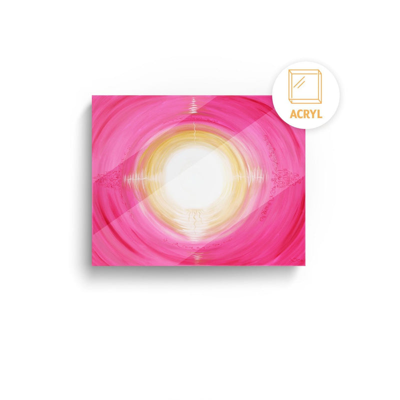 Sonja Ariel von Staden Kunstdruck Acrylglas-Bild / 20x15 cm Energiebild: Sternentor Schöpfungslicht der Liebe - Kunstdruck