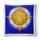 Sonja Ariel von Staden Kunstdruck Kissen / 40x40 cm Energiebild: Sternentor Schöpfungslicht des göttlichen Schutzes - Kunstdruck