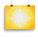 Sonja Ariel von Staden Kunstdruck Poster / 80x60 cm Energiebild: Sternentor Schöpfungslicht Macht - Kunstdruck