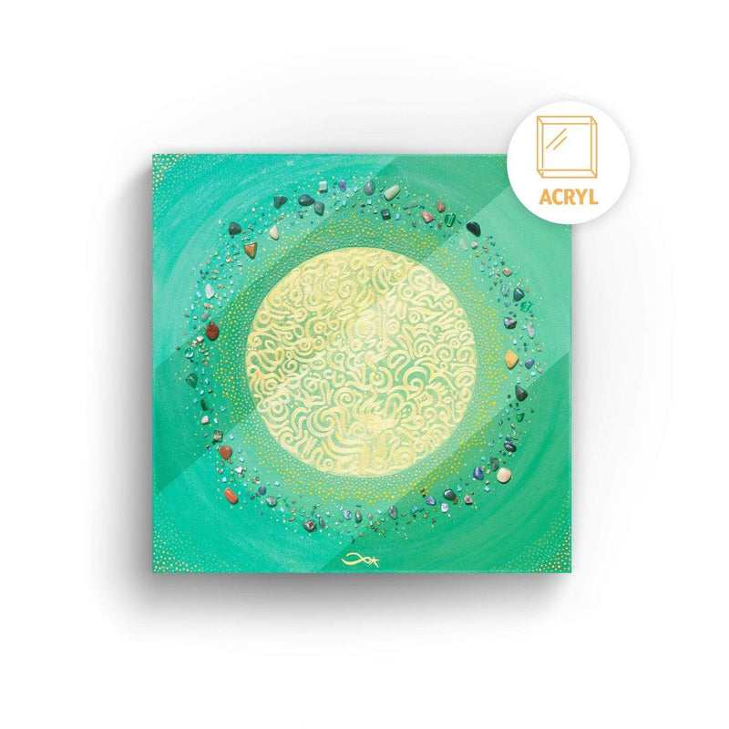 Sonja Ariel von Staden Kunstdruck Acrylglas-Bild / 20x20 cm Energiebild: Sternentor von Mutter Erde - Kunstdruck