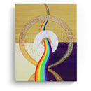 Sonja Ariel von Staden Kunstdruck Leinwand / 40x30 cm Energiebild: Sternentor Weg in die Trinität - Kunstdruck