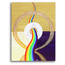 Sonja Ariel von Staden Kunstdruck Poster / 40x30 cm Energiebild: Sternentor Weg in die Trinität - Kunstdruck