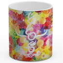 Sonja Ariel von Staden Kunstdruck Tasse / 325 ml Engel-Heilerbild: Regenbogen-Dimension - Kunstdruck