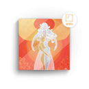 Sonja Ariel von Staden Kunstdruck Acrylglas-Bild / 20x20 cm Engelbild: Beschützte Liebe - Kunstdruck