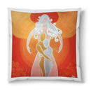 Sonja Ariel von Staden Kunstdruck Kissen / 40x40 cm Engelbild: Beschützte Liebe - Kunstdruck