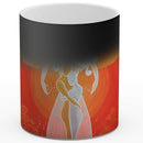 Sonja Ariel von Staden Kunstdruck Tasse / 325 ml (Thermoeffekt) Engelbild: Beschützte Liebe - Kunstdruck