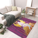 Sonja Ariel von Staden Kunstdruck Teppich / 70x50 cm Engelbild: Blumengeschenk - Kunstdruck