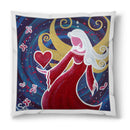 Sonja Ariel von Staden Kunstdruck Kissen / 40x40 cm Engelbild: Engel der glücklichen Liebe - Kunstdruck